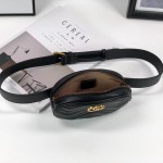 Gucci GG Marmont matelassé leather belt bag black 476434