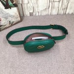 Gucci GG Marmont matelassé leather belt bag green 476434