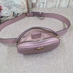 Gucci GG Marmont matelassé leather belt bag dusty pink 476434