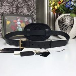 Gucci GG Marmont belt bag black velvet 476434