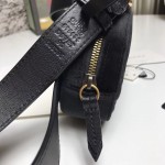 Gucci GG Marmont belt bag black velvet 476434