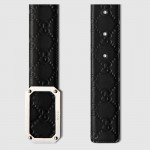 Gucci Signature leather belt black 403941