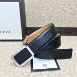 Gucci Signature leather belt black 403941