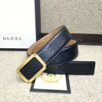 Gucci Signature leather belt black 403941