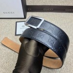 Gucci Signature leather belt black 403941