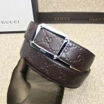 Gucci Signature leather belt brown 403941