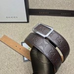 Gucci Signature leather belt brown 403941