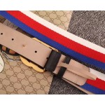 Gucci Sylvie Web belt with double G buckle black 409416