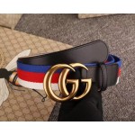 Gucci Sylvie Web belt with double G buckle black 409416