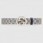 Gucci GG Supreme belt with G buckle 411924