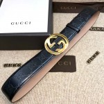 Gucci Signature belt with G buckle Black 411924