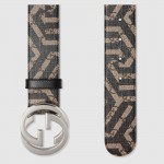 Gucci GG Caleido belt with G buckle 411924