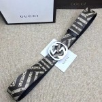 Gucci GG Caleido belt with G buckle 411924