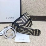 Gucci GG Caleido belt with G buckle 411924