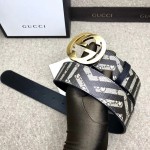 Gucci GG Caleido belt with G buckle 411924