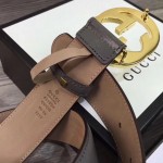 Gucci Signature belt with G buckle Grey 411924