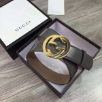 Gucci Signature belt with G buckle Grey 411924