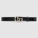 Gucci Leather belt with Double G buckle 414516