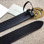 Gucci Leather belt with Double G buckle 414516