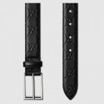 Gucci Signature leather belt black 429028