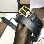 Gucci Signature leather belt black 429028