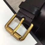 Gucci tiger print leather belt black 434520