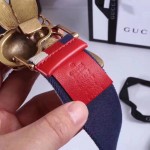 Gucci Sylvie Web belt with bee 453277