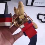 Gucci Sylvie Web belt with bee 453277