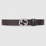 Gucci Reversible Gucci Signature belt in brown 473030