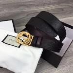 Gucci Reversible Gucci Signature belt in black 473030