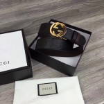 Gucci Reversible Gucci Signature belt in black 473030