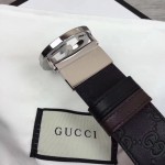 Gucci Reversible Gucci Signature belt in black 473030