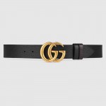 Gucci Reversible leather belt with Double G buckle 474350