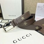 Gucci Bees and stars belt 495125