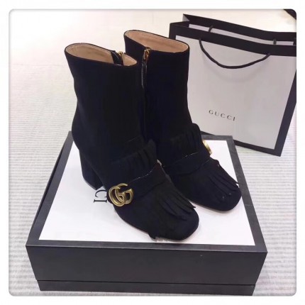 Gucci sude ankle boot 408210