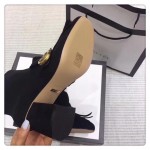 Gucci sude ankle boot 408210