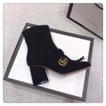 Gucci sude ankle boot 408210