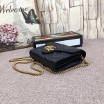 Gucci GG Marmont matelassé mini bag black 474575