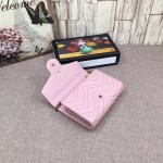 Gucci GG Marmont matelassé mini bag pink 474575