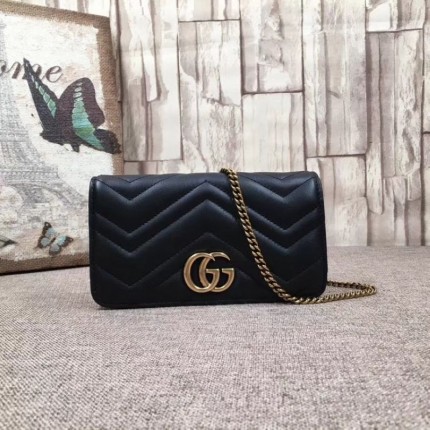 Gucci GG Marmont mini bag black 488426