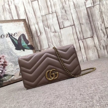 Gucci GG Marmont mini bag nude pink 488426