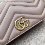 Gucci GG Marmont mini bag nude pink 488426