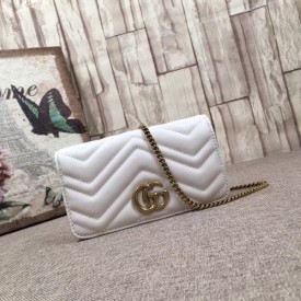 Gucci GG Marmont mini bag white 488426