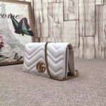 Gucci GG Marmont mini bag white 488426