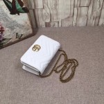 Gucci GG Marmont mini bag white 488426