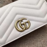 Gucci GG Marmont mini bag white 488426