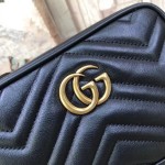 Gucci GG Marmont matelassé mini bag black 448065