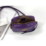 Gucci GG Marmont matelassé mini bag purple 448065