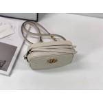 Gucci GG Marmont matelassé mini bag white 448065