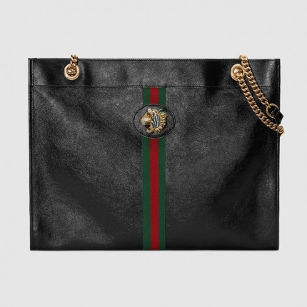 Gucci Rajah large tote black 537219